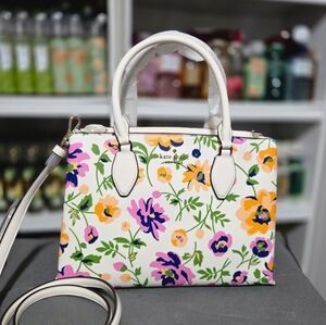 Kate Spade FLORAL RAE PRINTED MEDIUM SATCHEL KK312 NWT
